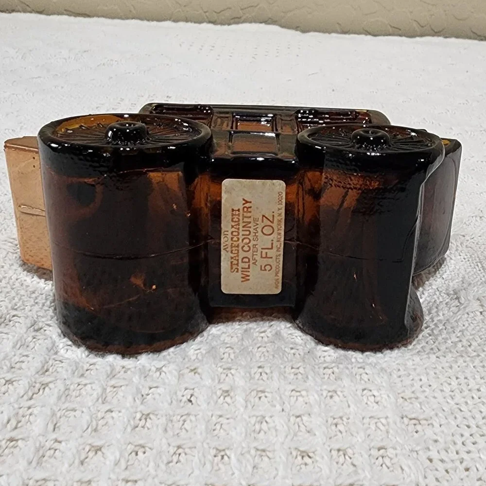 Vintage Avon Western STAGECOACH Collectors Empty Collectible Bottle
